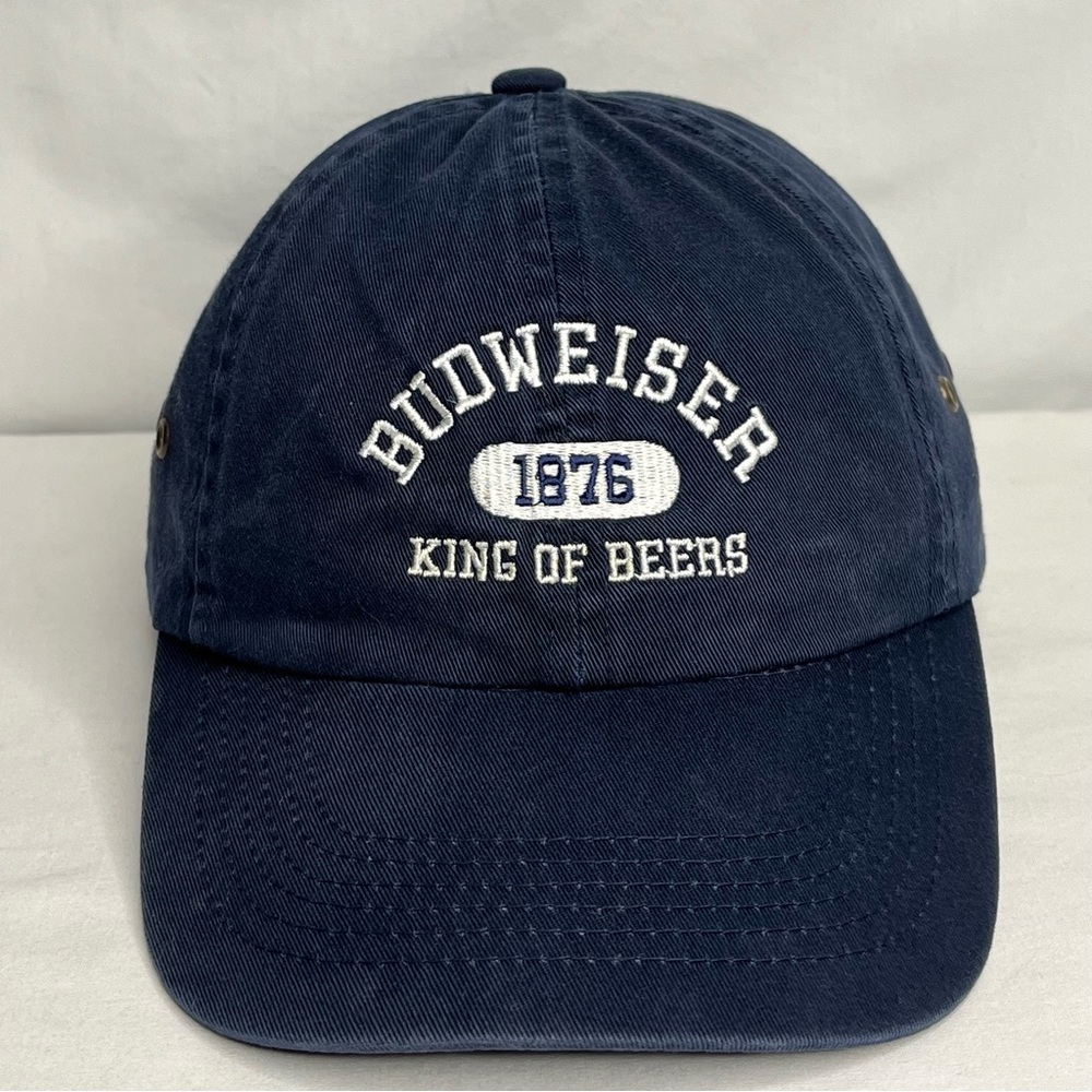 Budweiser King of Beers 1876 Navy Blue Baseball Hat.